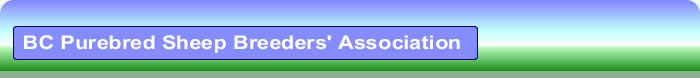 BC Purebred Sheep Breeders' Association